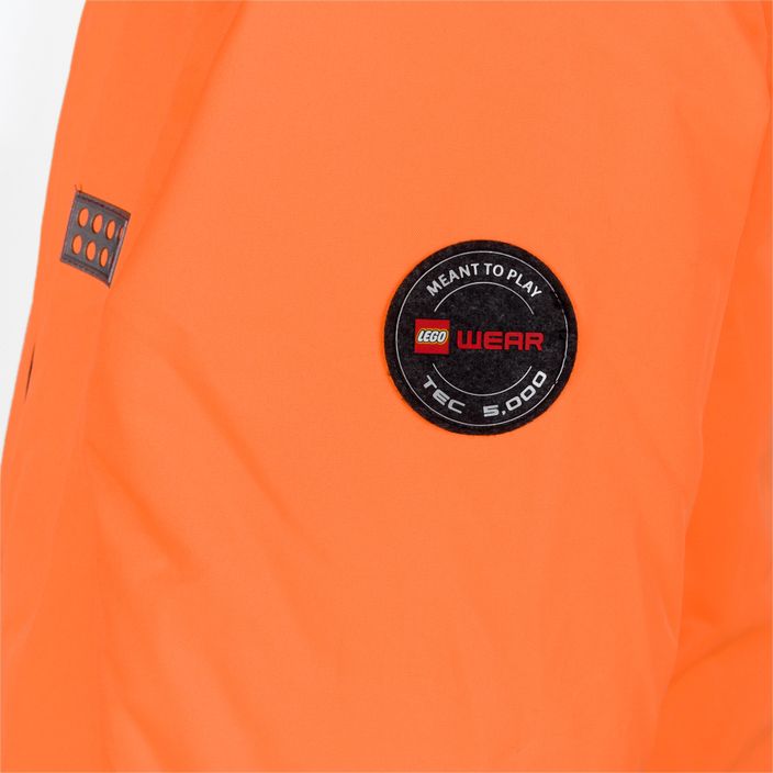 Children's ski jacket LEGO Lwjazmine 707 orange 11010252 4