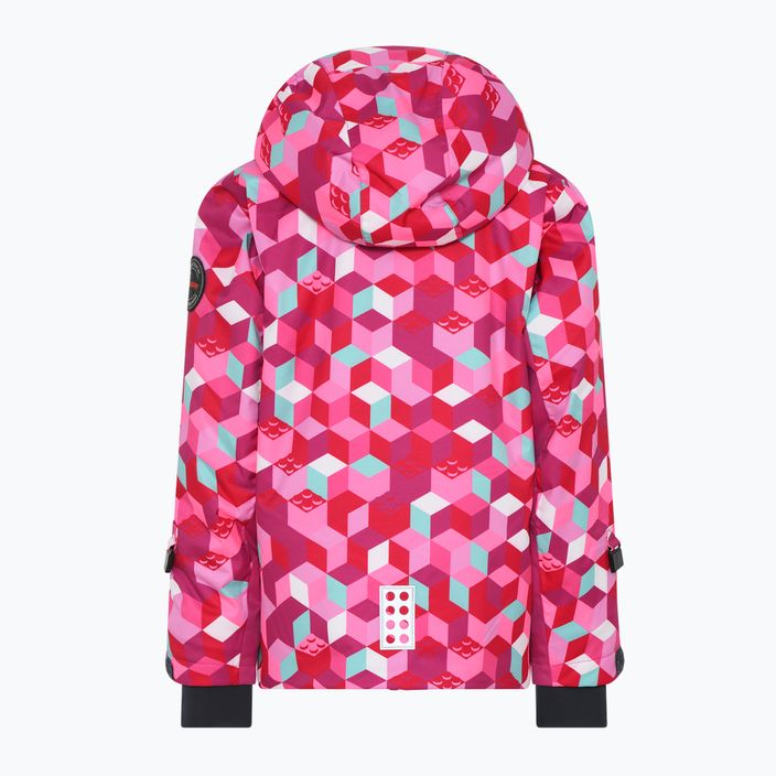 Children's ski jacket LEGO Lwjested pink 11010549 8