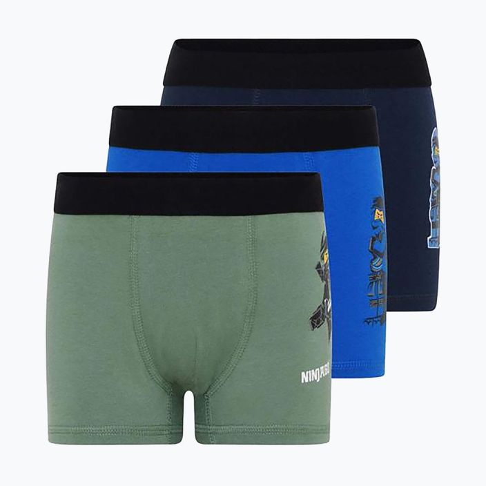 LEGO Lwbo 302 children's boxer shorts 3 pairs green/blue/green 12010821 11