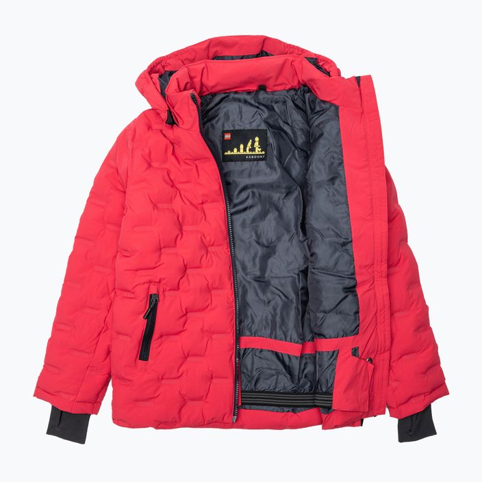 Children's ski jacket LEGO Lwjipe red 5