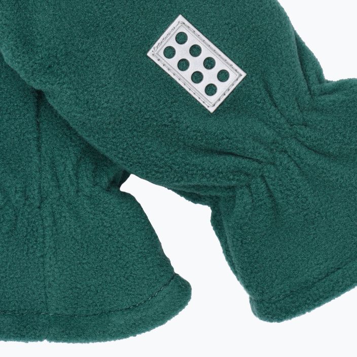 LEGO Lwalex ski gloves dark green 4