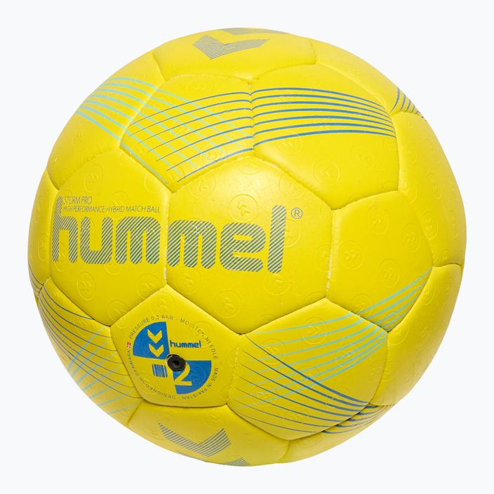 Hummel Strom Pro HB handball yellow/blue/marine size 3