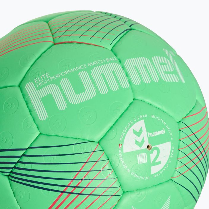 Hummel Elite HB handball green/white/red size 3 3