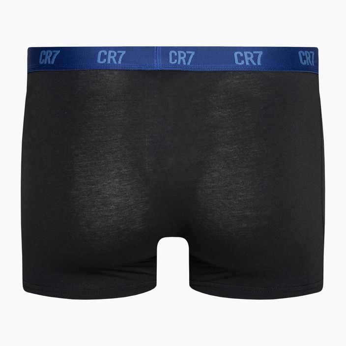 Men's CR7 Basic Trunk boxer shorts 3 pairs black/blue 3