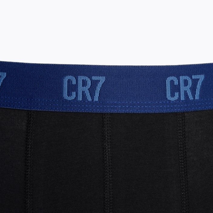 Men's CR7 Basic Trunk boxer shorts 3 pairs black/blue 4