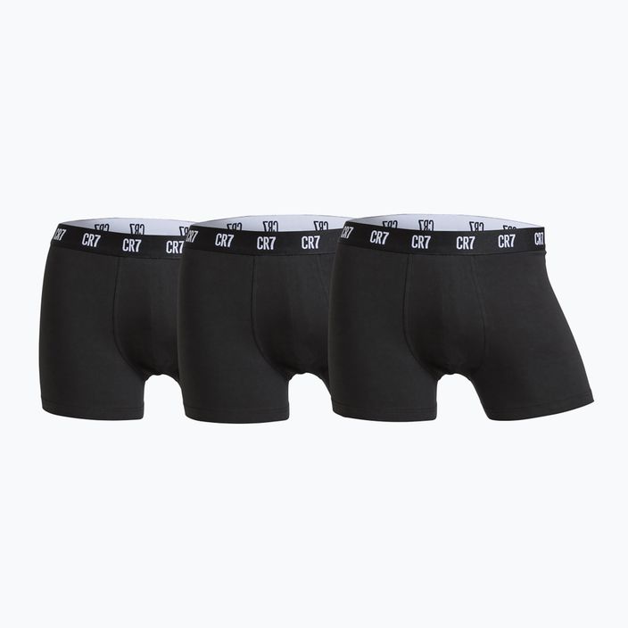 Men's CR7 Basic Trunk boxer shorts 3 pairs black