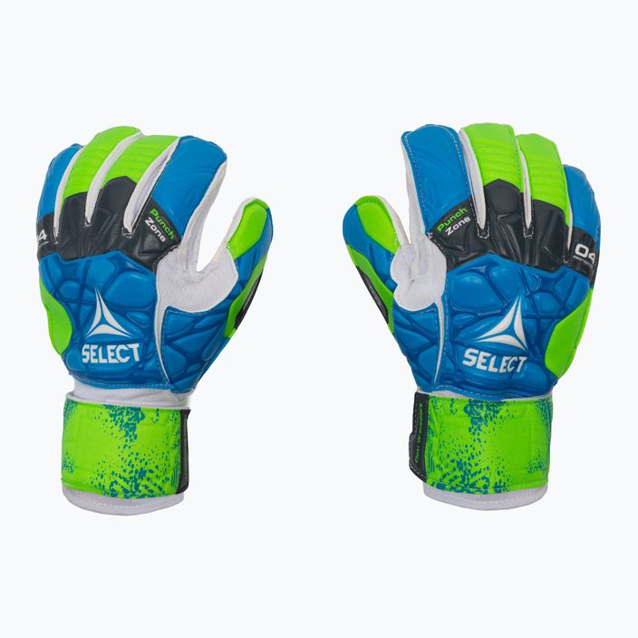 SELECT children's goalkeeper gloves 04 Protection 2019 blue-green 500050