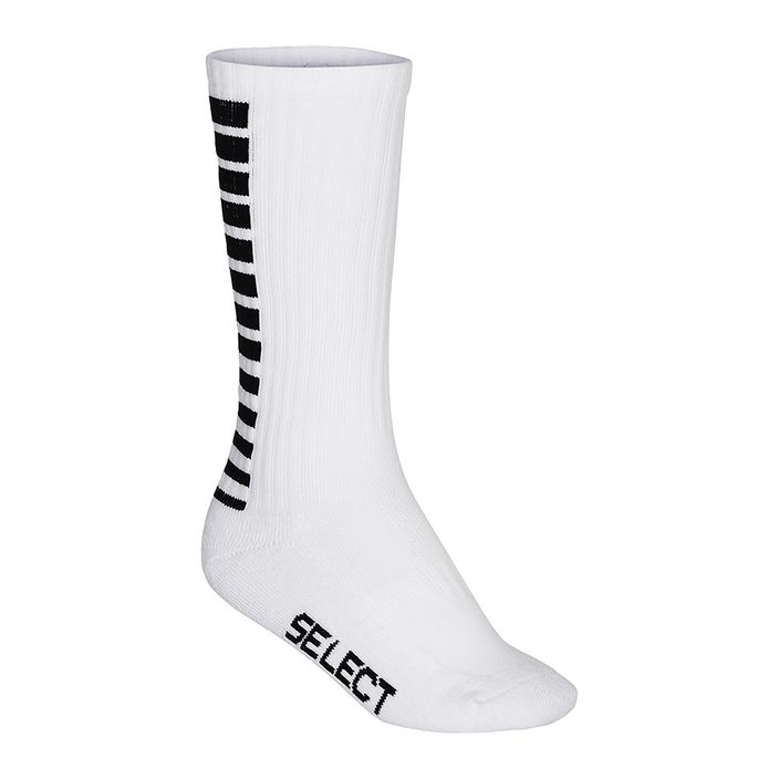 SELECT Striped Long socks white 2