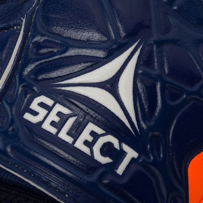 Children's goalkeeper gloves SELECT 03 Youth V21 navy blue and orange 500056 3
