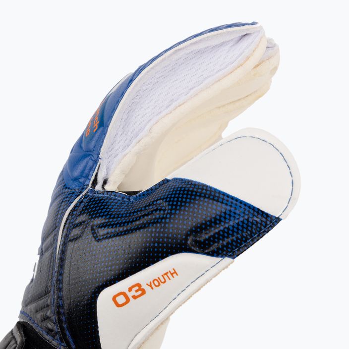 Children's goalkeeper gloves SELECT 03 Youth v23 blue / white 3