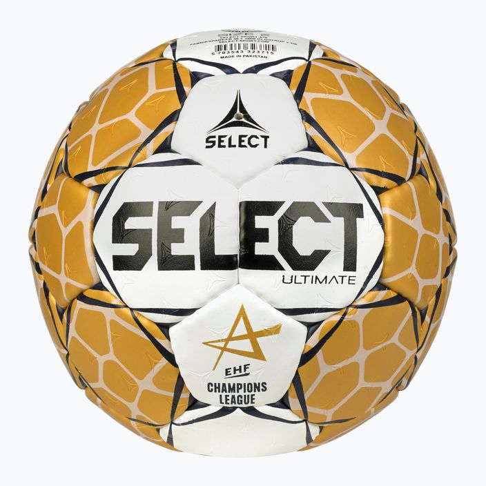 SELECT Ultimate LM v23 EHF Official white/gold handball size 3 2