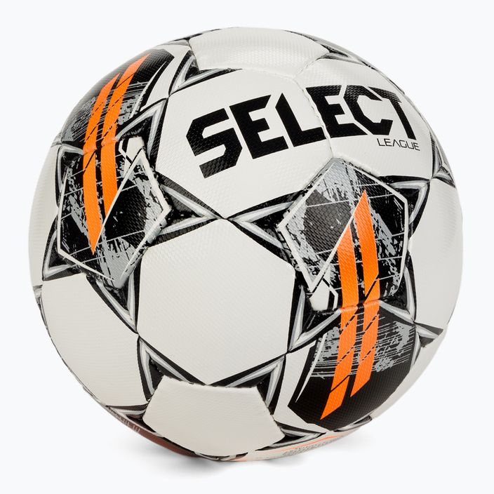 SELECT League football v24 white/black size 4 3