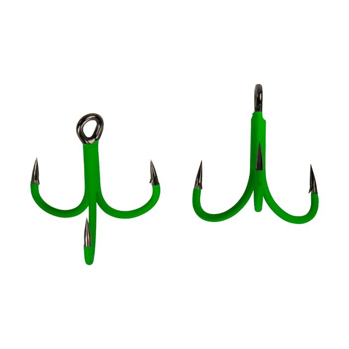 MADCAT A-Static Treble 6x Hook 4 catfish anchor green 55956 2