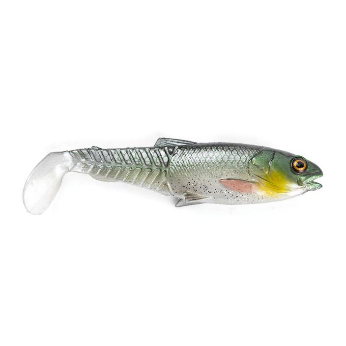 Savage Gear Cannibal Craft Paddletail green-silver rubber bait 71821 2