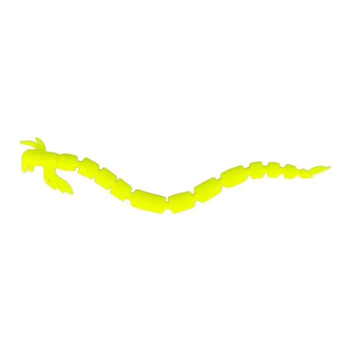 Westin BloodTeez Worm rubber bait 10 pcs fluorescent yellow P001-599-002 2