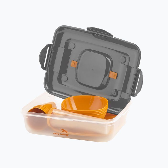 Easy Camp Cerf Picnic Box 4 Persons hiking cookware set orange 680162 10