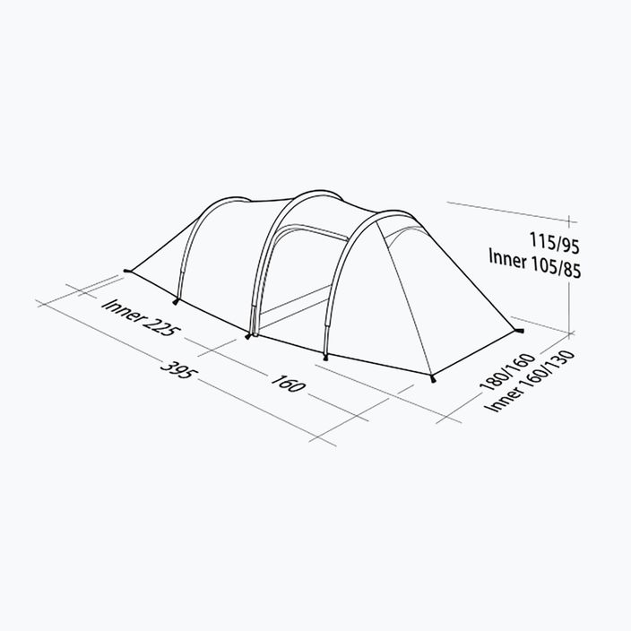 Robens hiking tent Voyager 3EX green 130264 5