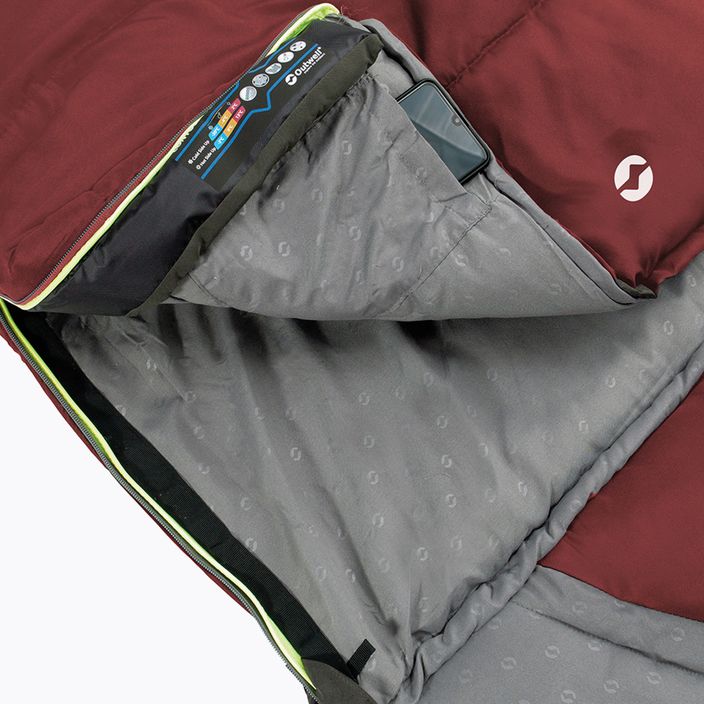 Outwell Contour Lux sleeping bag maroon 230367 15