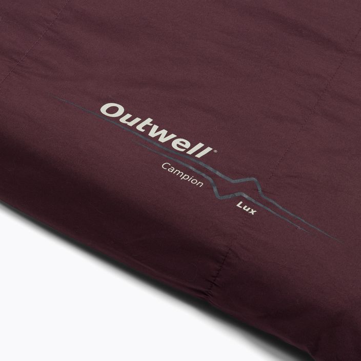 Outwell Campion Lux sleeping bag maroon 230397 5