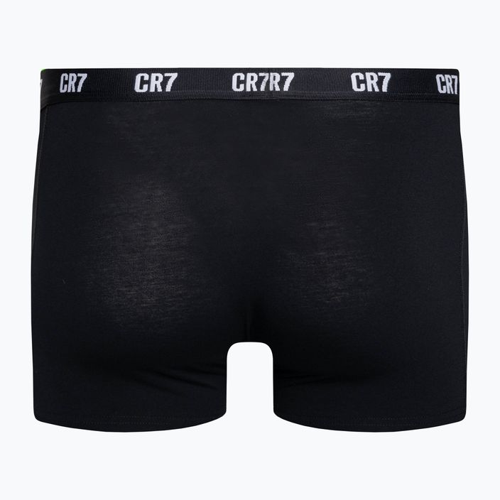 Men's CR7 Basic Trunk boxer shorts 3 pairs white/grey melange/black 8
