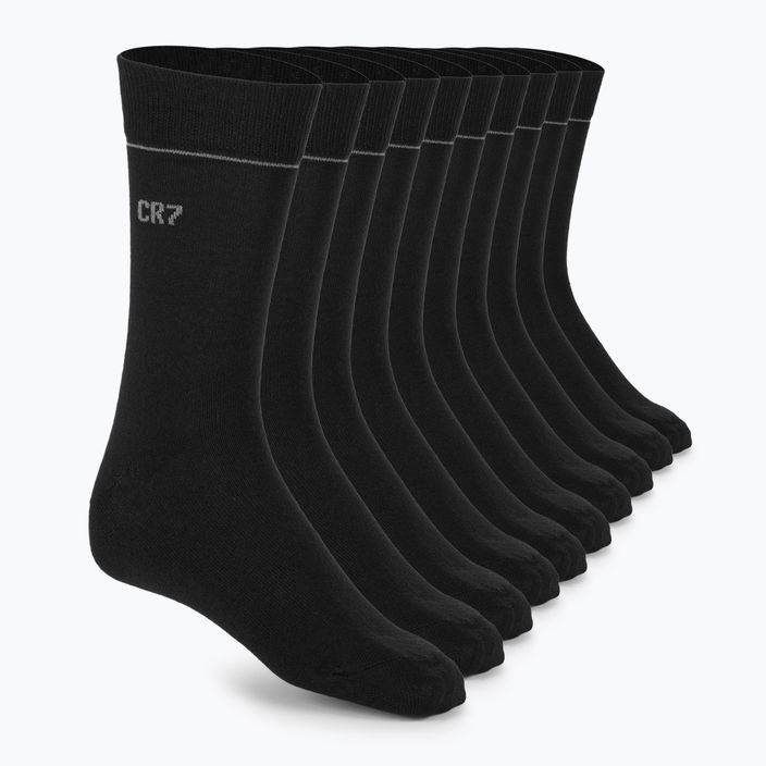 Men's CR7 Socks 10 pairs black