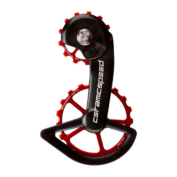 CeramicSpeed derailleur trolley OSPW 9100/R8000 Series Coated red 106318 2