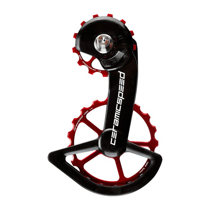CeramicSpeed OSPW Shimano derailleur carriage 9200 Series Coated black/red 110270 2