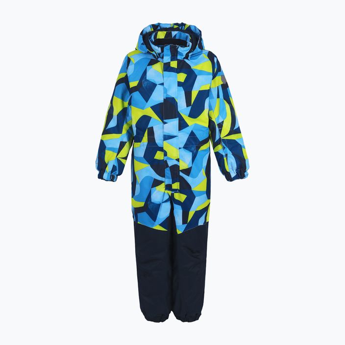 Children's ski suit Color Kids Coverall AOP AF 10.000 blue/black 740659