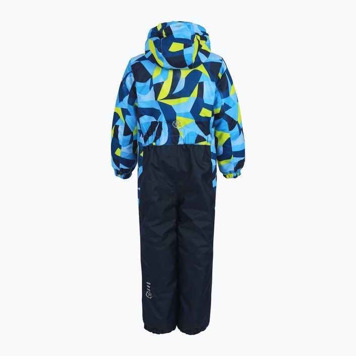 Children's ski suit Color Kids Coverall AOP AF 10.000 blue/black 740659 2