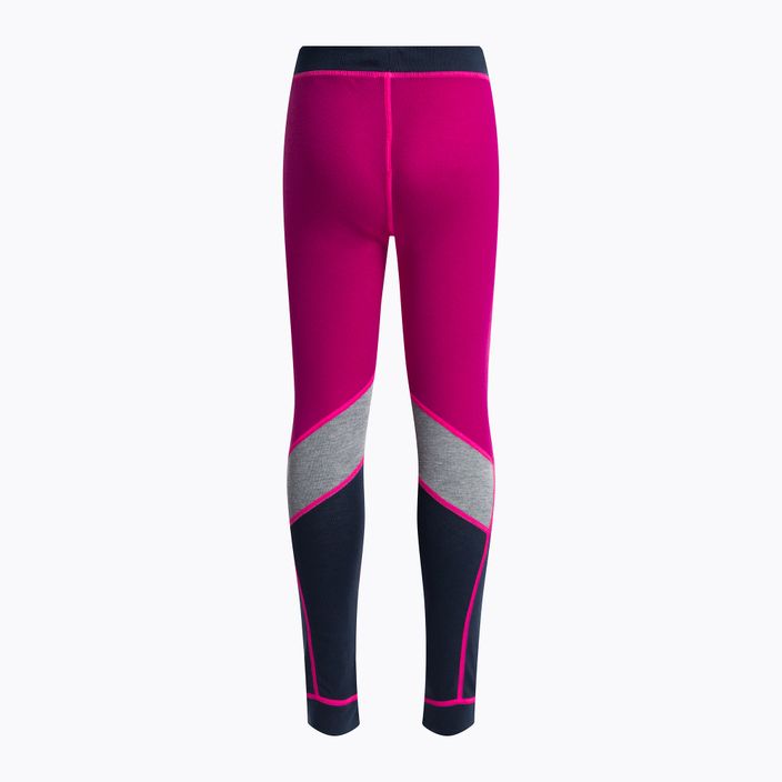 Children's thermal underwear Color Kids Ski Underwear Colorblock pink and black 740777.5885 6