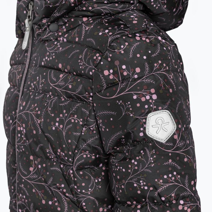 Color Kids Jacket Quilted AOP AF 8.000 black/pink down jacket 740728 3