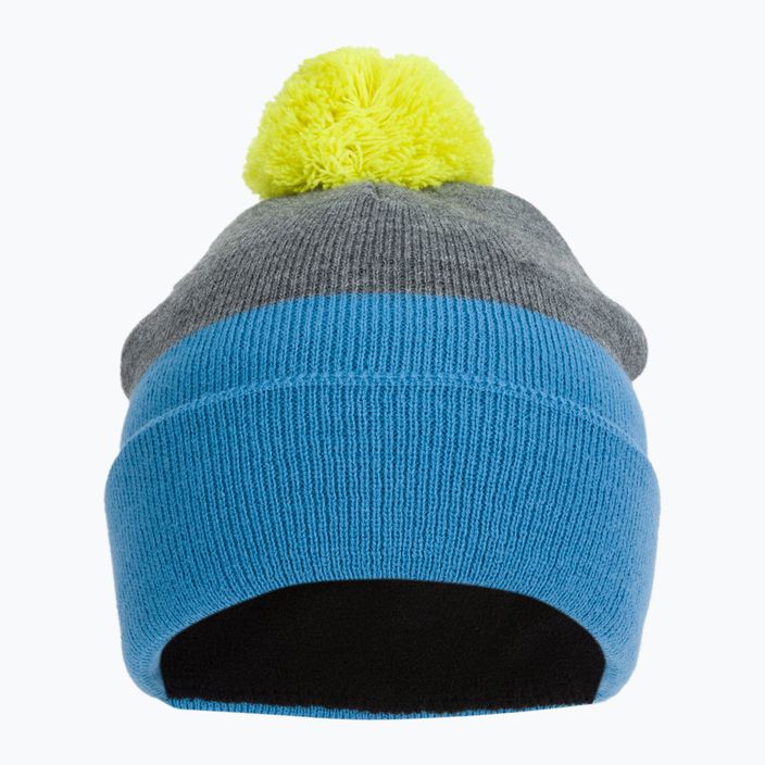 Color Kids Hat Beanie Colorblock winter hat blue-grey 740805 2