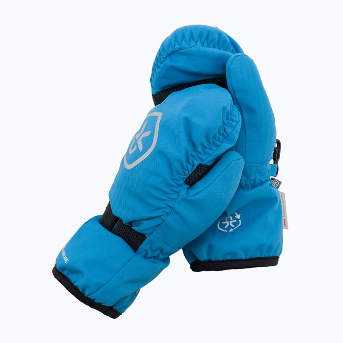 Color Kids Mittens Waterproof ski gloves blue 740816