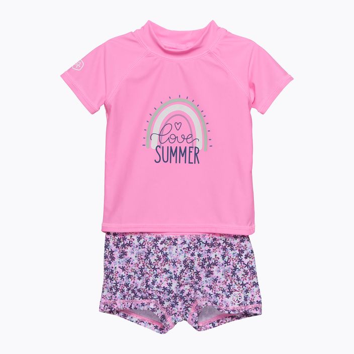 T-shirt + swimming shorts Color Kids Set pink CO7200895708