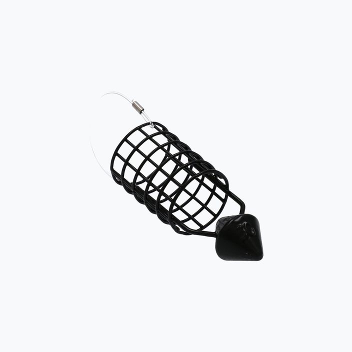Mikado distance bait basket with weight blackAMKZ-08