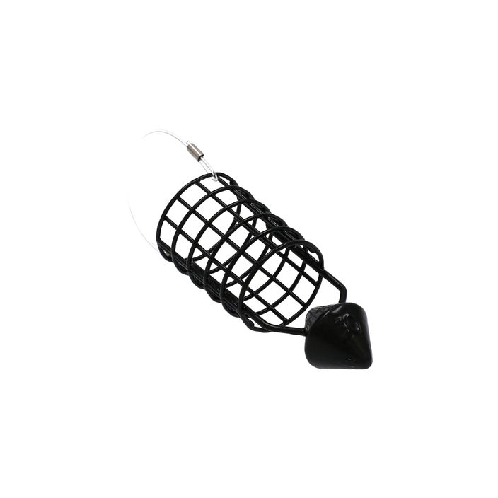 Mikado distance bait basket with weight blackAMKZ-08 2