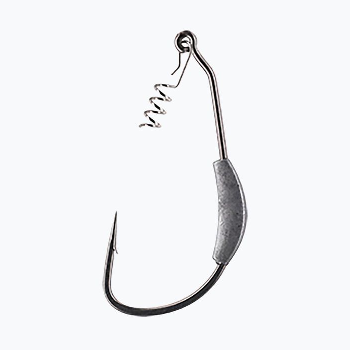 Mikado Jaws Offset Lure Hook With Screw Load 7G 3pcs silver HJA04 2
