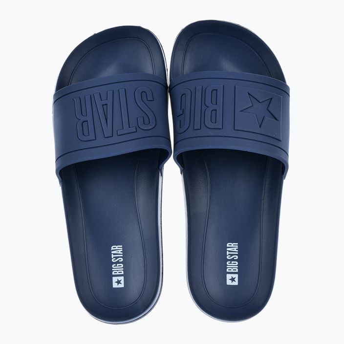 BIG STAR men's flip-flops DD174688 navy blue 10
