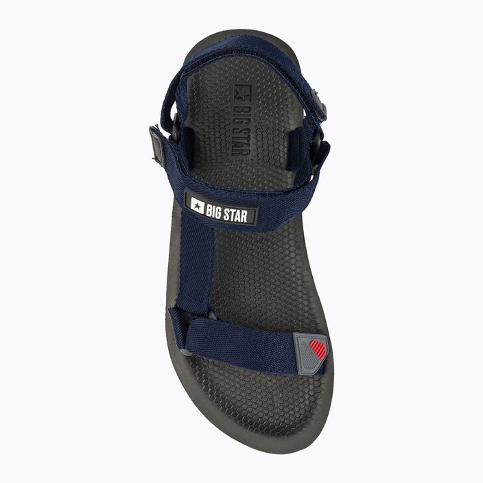 BIG STAR men's sandals DD174718 navy blue 6