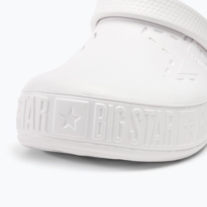 Big Star women's flip-flops II275003 white 8