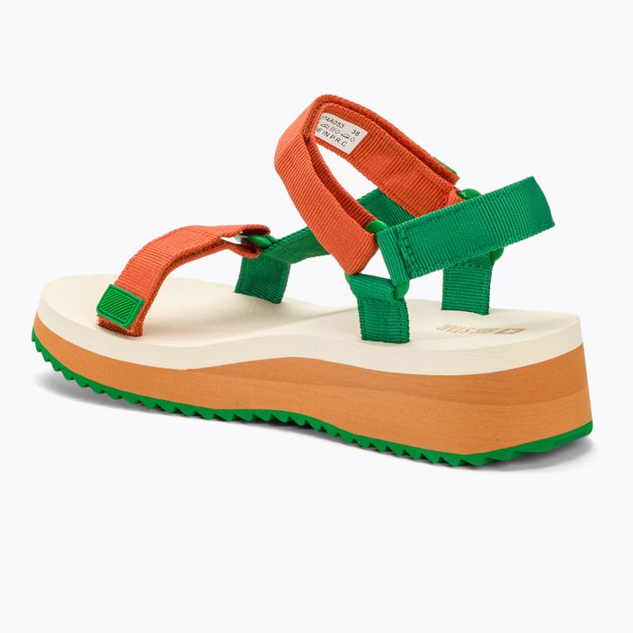 BIG STAR women's sandals NN274A053 green/orange 3
