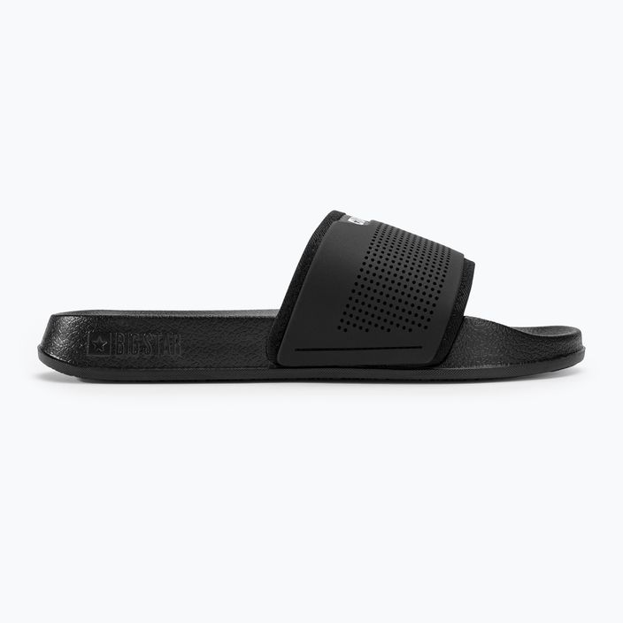 BIG STAR men's slides NN174694 black 2