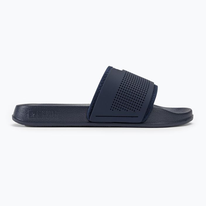 BIG STAR men's slides NN174696 navy blue 2