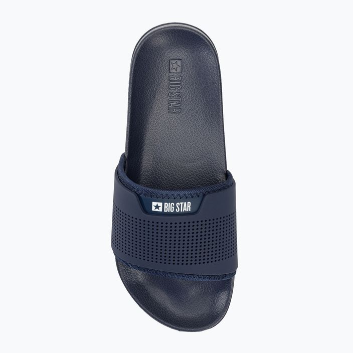 BIG STAR men's slides NN174696 navy blue 5