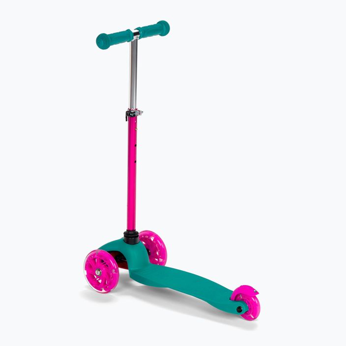 Children's tricycle scooter Meteor Tucan blue-pink 22557 3