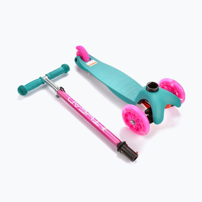 Children's tricycle scooter Meteor Tucan blue-pink 22557 7