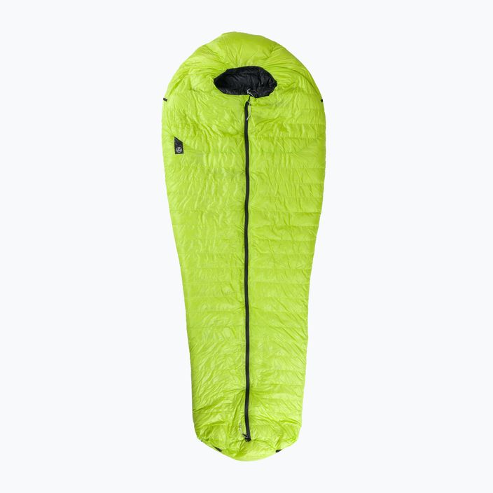Sleeping bag AURA AR 600 195 cm lime green