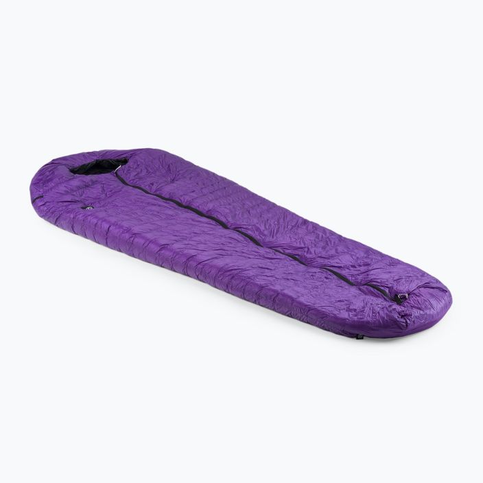 Sleeping bag AURA AR 450 195 cm purple 2