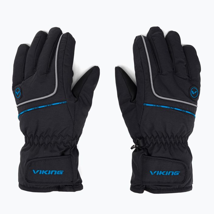 Viking Kevin children's ski gloves black 120/11/2255/15 2