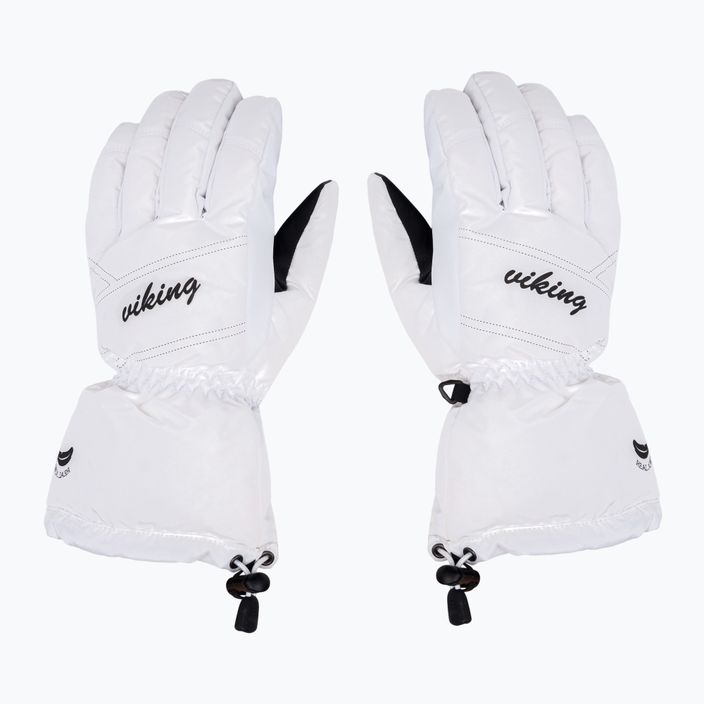 Women's ski gloves Viking Strix Ski white 112/18/6280/01 2